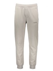 Calvin Klein Spodnie dresowe w kolorze kremowym rozmiar: S. Brązowe spodnie dresowe damskie Calvin Klein, s, bez wzorów, z bawełny. Za 239.99 zł.