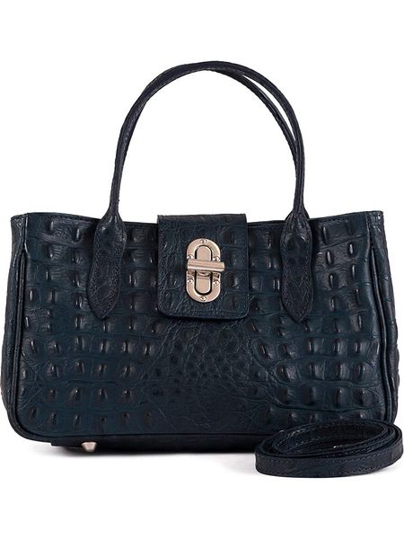 Lia Biassoni Skórzana torebka w kolorze granatowym - 26 x 17 x 12 cm rozmiar: onesize. Niebieskie torebki klasyczne damskie Lia Biassoni, z materiału, przez ramię, bez dodatków. Za 208.99 zł.