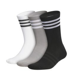 SKARPETY DO ŁYDKI 3 PARY. Białe skarpetki damskie Adidas, bez wzorów, z bawełny. Za 99.95 zł.