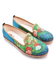 Goby Espadryle w kolorze niebieskim ze wzorem rozmiar: 39. Niebieskie espadryle damskie Goby, bez wzorów, bez obcasa. Za 250.35 zł.