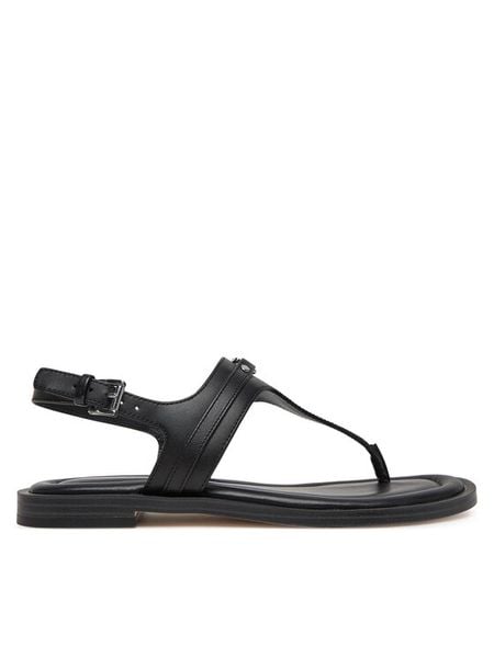 MICHAEL Michael Kors Sandały 40S5MAFS4L Czarny. Czarne sandały damskie MICHAEL Michael Kors, bez wzorów, ze skóry, bez obcasa, na płaskiej podeszwie, bez zapięcia. Za 569.99 zł.