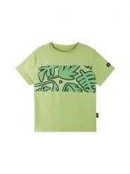 Reima T-Shirt 5200189B Zielony Regular Fit. Zielone t-shirty i koszulki chłopięce Reima, bez wzorów, z syntetyku, bez kołnierzyka, bez ramiączek. Za 59.99 zł.