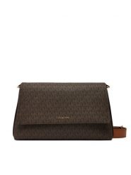 MICHAEL Michael Kors Torebka Nessa 30T5G8ZM3B Brązowy. Brązowe listonoszki damskie MICHAEL Michael Kors, bez wzorów, ze skóry, bez dodatków. Za 939.99 zł.