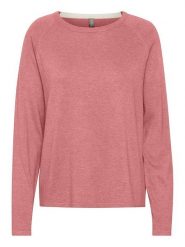 CULTURE Sweter w kolorze jasnoróżowym rozmiar: L. Różowe swetry klasyczne damskie Culture, l, bez kołnierzyka. Za 78.99 zł.