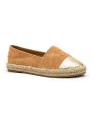 Foreverfolie Espadryle w kolorze jasnobrązowym rozmiar: 37. Brązowe espadryle damskie Foreverfolie, bez wzorów, bez obcasa. Za 96.60 zł.