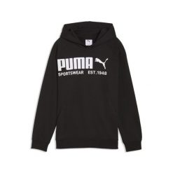 Młodzieżowa bluza z kapturem PUMA Sport o luźnym kroju PUMA. Czarna bluzy damskie Puma, m, bez wzorów, z kapturem. Za 199.00 zł.