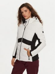 Dare2B Kurtka narciarska Glacial DWP602 Biały Regular Fit. Białe kurtki sportowe damskie DARE2B, na zimę, bez wzorów, z syntetyku, bez kaptura. Za 839.99 zł.