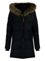 Canadian Peak Parka "Beauty" w kolorze czarnym rozmiar: S. Czarne parki damskie Canadian Peak, s, z tkaniny, bez kaptura. Za 333.03 zł.