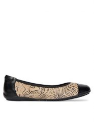 Caprice Baleriny 9-22101-46 Beżowy. Brązowe balerinki damskie Caprice, bez wzorów, ze skóry. Za 237.99 zł.