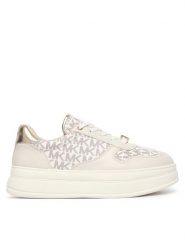 MICHAEL Michael Kors Sneakersy Hayes Phoebe MK05102256 Kremowy. Białe buty sportowe dziewczęce MICHAEL Michael Kors, ze skóry, bez zapięcia. Za 459.99 zł.