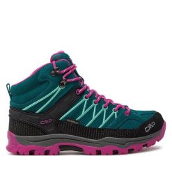 Trekkingi CMP. Niebieskie obuwie sportowe damskie CMP, bez zapięcia. Za 249.99 zł.