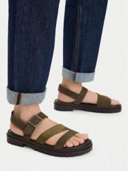 G-Star Raw Sandały CEO-WI34-23568-01 Khaki. Brązowe sandały damskie G-Star, bez wzorów, ze skóry, bez obcasa, na płaskiej podeszwie, bez zapięcia. Za 179.99 zł.