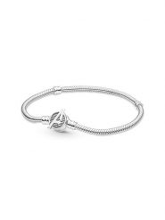 Pandora Srebrna bransoletka rozmiar: onesize. Szare bransoletki damskie Pandora, srebrne. Za 311.85 zł.