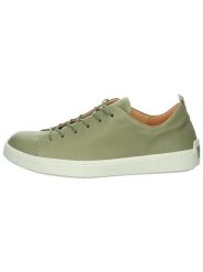 Think! Skórzane sneakersy "Turna" w kolorze khaki rozmiar: 42. Brązowe obuwie sportowe damskie Think!, ze skóry, bez zapięcia. Za 484.45 zł.