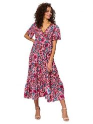 Aller Simplement Sukienka w kolorze różowym rozmiar: 34-40. Różowe sukienki damskie Aller Simplement, bez wzorów, klasyczne, bez ramiączek. Za 56.99 zł.