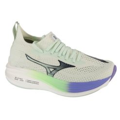 Buty do biegania damskie, Neo Zen. Zielone obuwie sportowe damskie Mizuno, z materiału, bez zapięcia, do biegania. Za 603.00 zł.