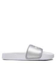 The North Face Klapki Base Camp Slide III NF0A5LVGKR21 Srebrny. Szare klapki damskie The North Face, bez wzorów, ze skóry, bez obcasa, bez zapięcia. Za 119.99 zł.