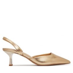 Czółenka Aldo. Żółte czółenka damskie ALDO, bez wzorów, bez obcasa. Za 339.99 zł.