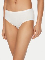 Triumph Komplet fig klasycznych z wysokim stanem Sense Of Cotton 10225046 Biały. Białe komplety bielizny Triumph, bez wzorów, z bawełny. Za 63.00 zł.