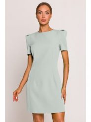 Made of emotion Sukienka w kolorze jasnoszarym rozmiar: M. Szare sukienki damskie Made Of Emotion, bez wzorów, bez ramiączek. Za 209.99 zł.