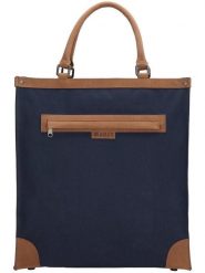 Beagles Torba w kolorze granatowym na zakupy - 38 x 41 x 13 cm rozmiar: onesize. Niebieskie shopper bag Beagles, bez wzorów, z materiału, bez dodatków. Za 100.99 zł.