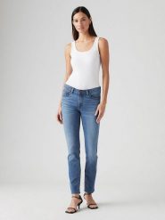 Levi's Dżinsy - Skinny fit - w kolorze niebieskim rozmiar: W26/L30. Niebieskie jeansy damskie Levi's. Za 154.43 zł.