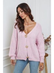 So Cachemire Kardigan "Believe" w kolorze jasnoróżowym rozmiar: XL. Różowe kardigany damskie So Cachemire, xl, bez wzorów, z kaszmiru. Za 202.95 zł.