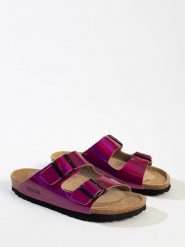 BACKSUN Klapki "Bali" w kolorze różowym rozmiar: 38. Różowe klapki damskie Backsun, bez wzorów, z otwartym noskiem, bez obcasa, bez zapięcia. Za 130.99 zł.