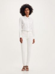 Levi´s Dżinsy "720" - Super Skinny fit - w kolorze kremowym rozmiar: W29/L32. Brązowe jeansy damskie . Za 140.53 zł.