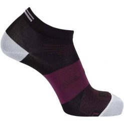Skarpety sportowe Salomon Sonic Pro. Brązowe skarpetki damskie Salomon, bez wzorów. Za 20.00 zł.