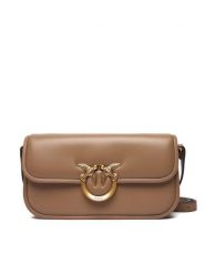 PINKO Torebka Love Box Baguette Al 25-26 PLTT 105083 A26L Brązowy. Brązowe torebki klasyczne damskie Pinko, ze skóry, bez dodatków. Za 1,649.00 zł.