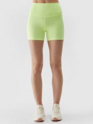 4F Szorty sportowe w kolorze zielonym rozmiar: XL. Zielone spodenki sportowe damskie 4F, xl, bez wzorów, z materiału, outdoorowe. Za 65.85 zł.