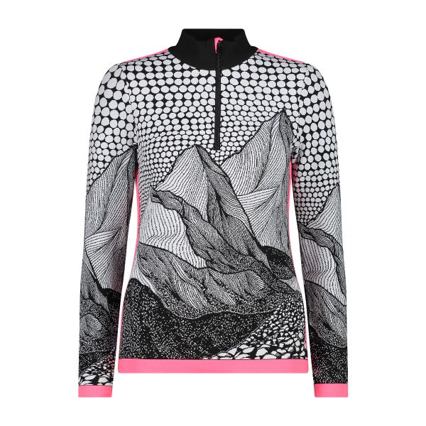 Bluza damska CMP. Czarne bluzy damskie CMP, l, bez wzorów, z jersey, bez kaptura. Za 626.45 zł.