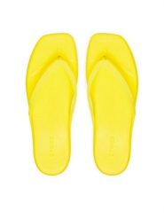 Crocs Japonki Miami Frosted Flip 211474 Żółty. Żółte klapki damskie Crocs, bez wzorów, z tworzywa sztucznego, bez obcasa, bez zapięcia. Za 111.99 zł.