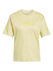 Adidas Koszulka "Z.N.E" w kolorze żółtym rozmiar: XS/S. Żółte bluzki damskie Adidas, s, bez wzorów, z bawełny, bez kołnierzyka, bez ramiączek. Za 83.03 zł.
