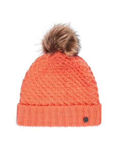 Roxy Czapka Blizzard ERJHA04415 Koralowy. Pomarańczowe czapki damskie Roxy, na zimę, bez wzorów, z poliesteru. Za 169.99 zł.