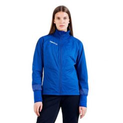 Damska kurtka narciarska Craft Adv Nordic Club. Niebieskie kurtki damskie Craft, na zimę, l, bez wzorów, bez kaptura. Za 618.10 zł.