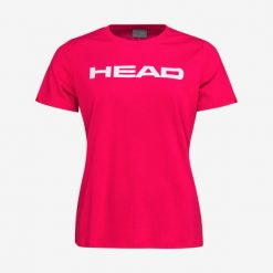 CLUB BASIC T-Shirt Women. Czerwone koszulki sportowe damskie Head, s, bez wzorów, z bawełny, bez ramiączek. W wyprzedaży za 59.50 zł.