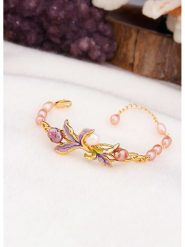 L'Atelier de Gaia Pozłacana bransoletka z perłami rozmiar: onesize. Białe bransoletki damskie L'Atelier de Gaia, pozłacane. Za 113.99 zł.