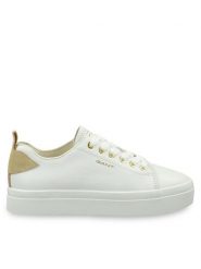 Gant Sneakersy 30531921 Biały. Białe obuwie sportowe damskie Gant, ze skóry, bez zapięcia. Za 359.99 zł.