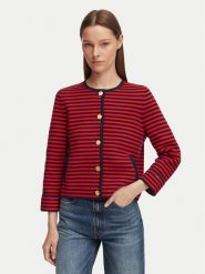Tommy Hilfiger Kardigan WW0WW50088 Granatowy Regular Fit. Niebieskie kardigany damskie Tommy Hilfiger, xs, bez wzorów, z bawełny. Za 699.99 zł.