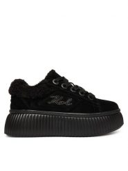 KARL LAGERFELD Sneakersy Kreeper Lo KL42312 Czarny. Czarne obuwie sportowe damskie KARL LAGERFELD, ze skóry, bez zapięcia. Za 709.99 zł.