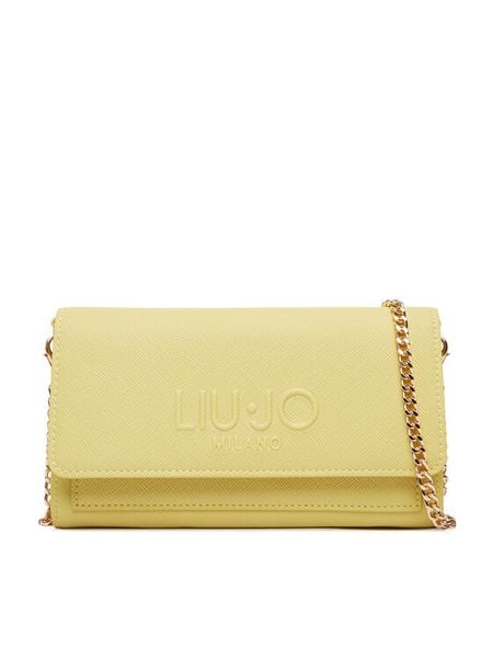 Liu Jo Portfel AA6191 ES029 Żółty. Żółte portfele damskie Liu Jo, bez wzorów, ze skóry. Za 266.99 zł.
