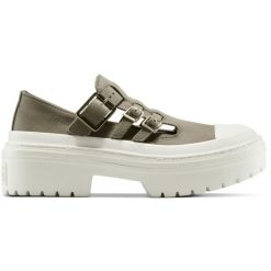 Sandały Converse Chuck Taylor As Lugged Heel Mj. Zielone sandały damskie Converse, bez wzorów, z materiału, bez obcasa, bez zapięcia. Za 490.00 zł.