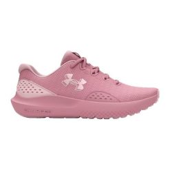 Buty do biegania damskie Under Armour Charged Surge 4. Czerwone obuwie sportowe damskie Under Armour, bez zapięcia, do biegania. Za 170.99 zł.