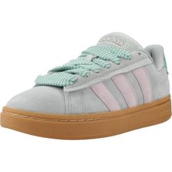 Buty ADIDAS GRAND COURT ALPHA 0 Zielony. Zielone obuwie trekkingowe damskie Adidas, z tkaniny, bez zapięcia. Za 385.70 zł.