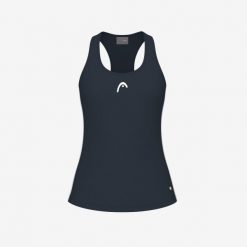 Koszulka bez rękawów damska SPIRIT Tank Top. Niebieskie koszulki sportowe damskie Head, xs, bez wzorów, bez ramiączek. W wyprzedaży za 168.00 zł.