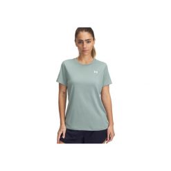 T-Shirt Damski Sportowy Under Armour Tech Ssc -Solid. Zielone koszulki sportowe damskie Under Armour, bez wzorów, bez ramiączek, na fitness i siłownię. Za 119.99 zł.