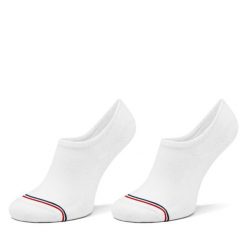 Stopki Tommy Hilfiger. Białe skarpetki damskie Tommy Hilfiger, bez wzorów. Za 49.99 zł.