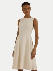 LAUREN RALPH LAUREN Sukienka codzienna 250851951004 Écru Regular Fit. Sukienki damskie Lauren Ralph Lauren, bez wzorów, z wiskozy, bez ramiączek. Za 599.99 zł.